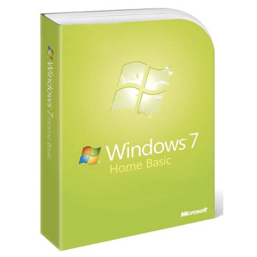 Microsoft Windows 7 Home Basic SP1 64-bit English (F2C-00957)