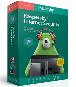 Phần mềm diệt virus Kaspersky Internet Security( 01 máy tính)