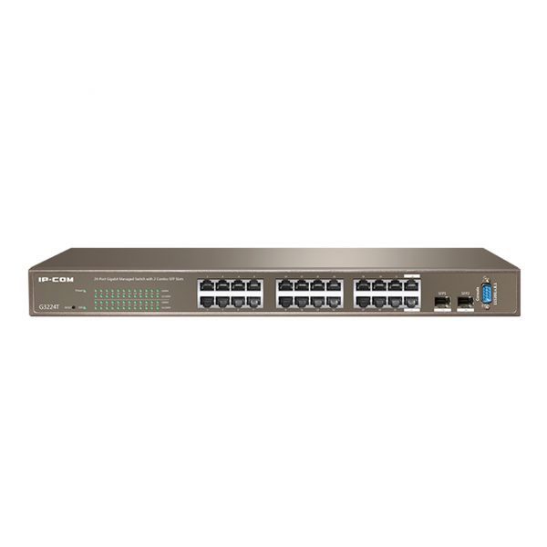 Thiết bị mạng HUB -SWITCH IPCOM UNMANAGED G3224T