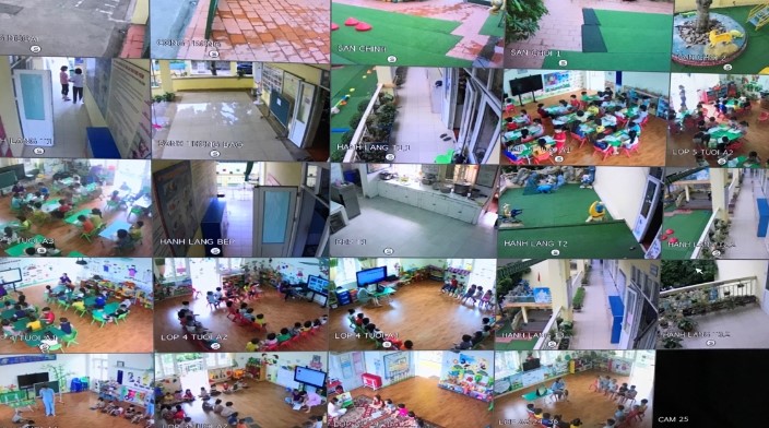 lắp đặt camera cho trường mầm non ở Đà Nẵng