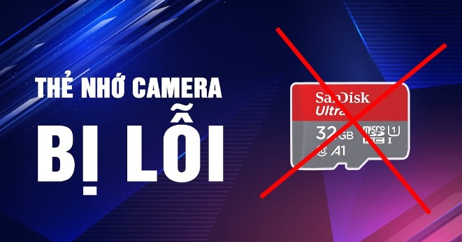 Lỗi camera IMOU không nhận thẻ nhớ