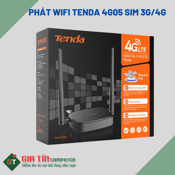 Bộ phát WiFi 4G LTE Tenda 4G05
