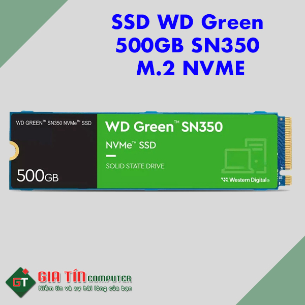 Ổ Cứng SSD WD Green 500GB SN350 M.2 NVME Gen 3×4 (WDS500G2G0C) Ổ Cứng SSD WD Green 500GB SN350 M.2 NVME Gen 3x4 (WDS500G2G0C)
