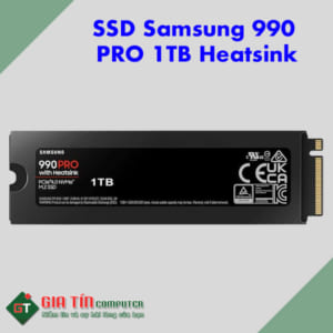 Ổ cứng SSD Samsung 990 Pro 1TB With Heatsink MZ-V9P1T0CW